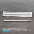 Tek kullanımlık amniyotik membran perforatör aracı